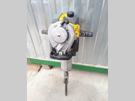 Забивка свай для забора бензиновым устройством взятым в аренду - 2