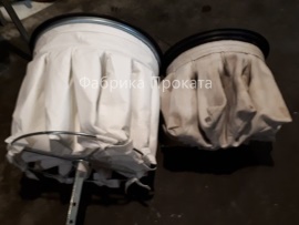 карманный фильтр пылесоса Delfin DM 3 в два раза больше аналогичной детали Soteco Panda V 640 M